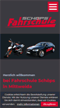 Mobile Screenshot of fahrschule-schoeps.de